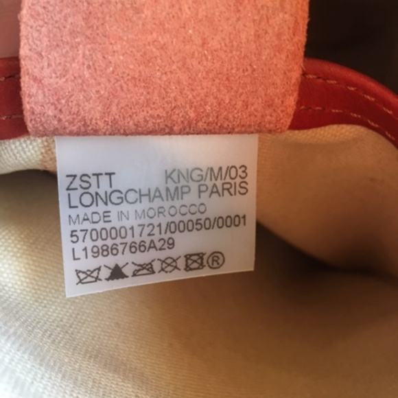 Longchamp Heritage Roseau Large Rust Leather Tote - Picture 7 of 8